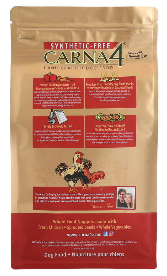 Carna4 All Life Stages Chicken Formula Dry Dog Food
